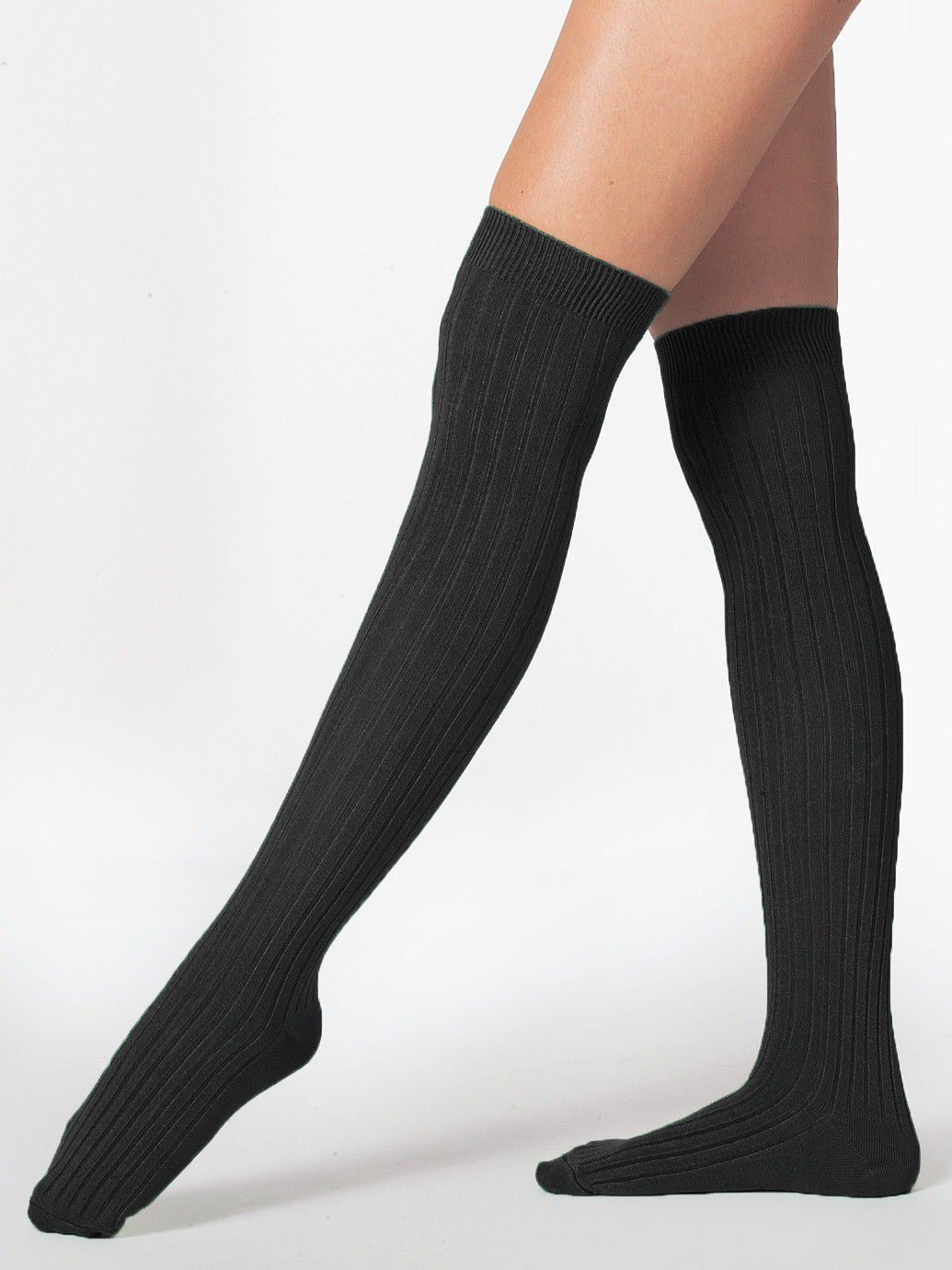 Ribbed Modal Over-the-Knee Sock